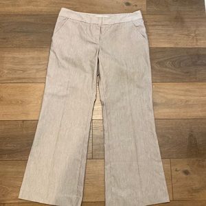 Diane von Furstenberg pinstripe pants size 10